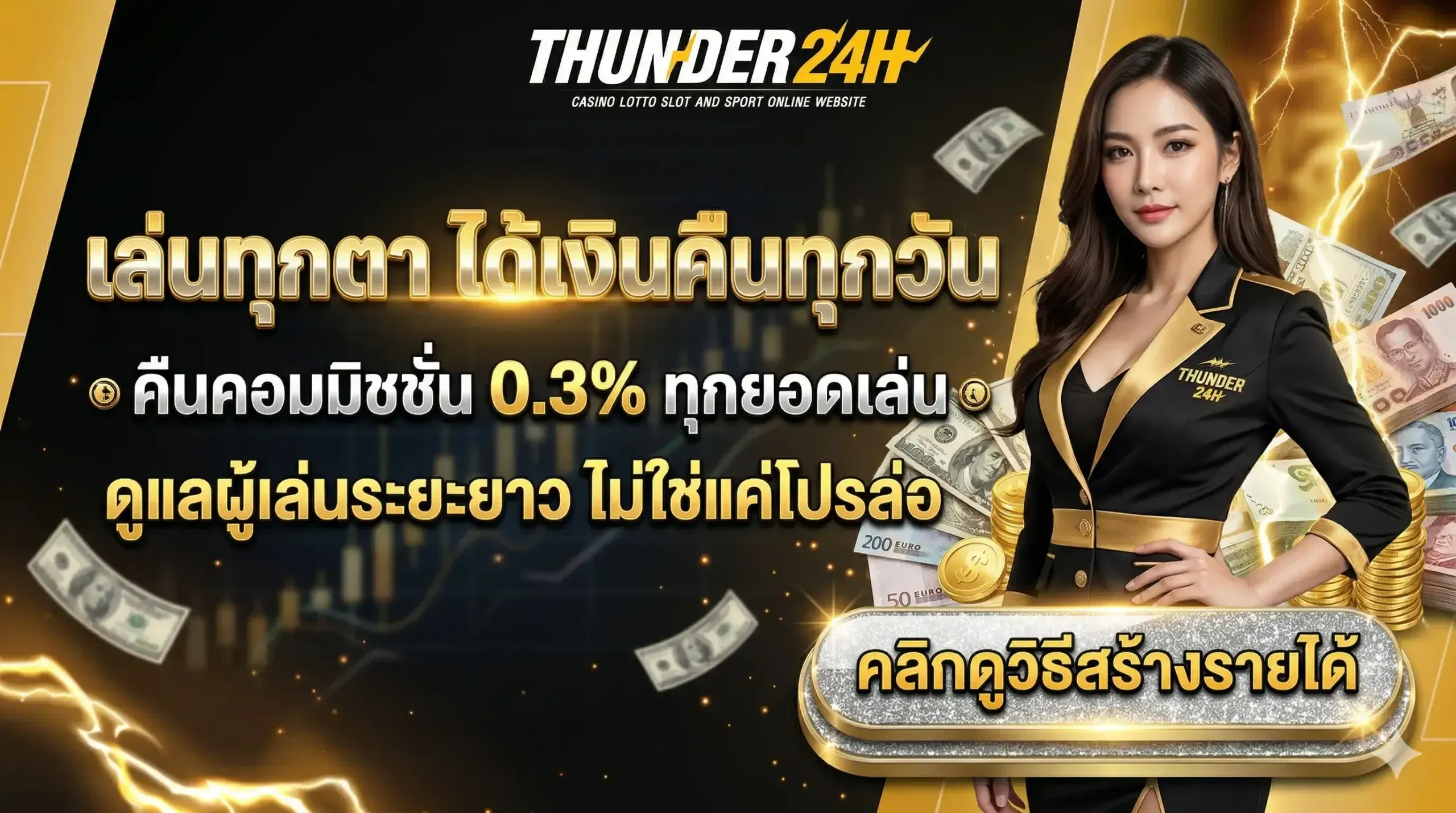 Get cashback on every bet, every day - thunder24-hr